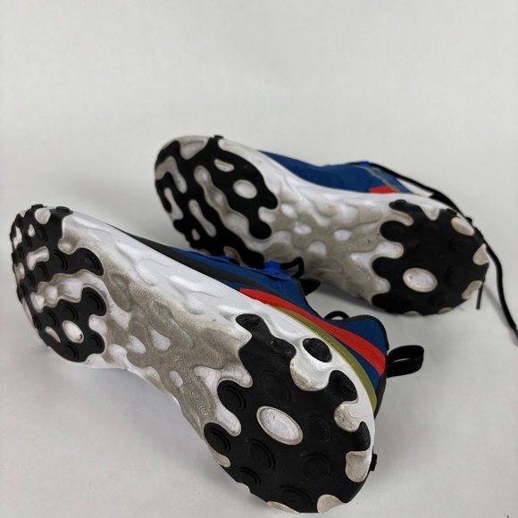 Nike, React, Mid Run, Blue Shoes, Size 8 - Picture 9 of 10